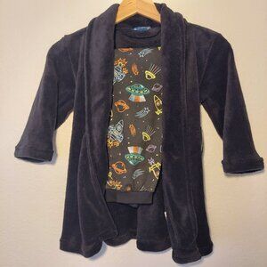 NWT Boys Freestyle Revolution Bathrobe and Long Sleep Pants Set Size 4T